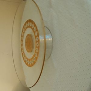 Mid Century Modern Glass Cake Plate